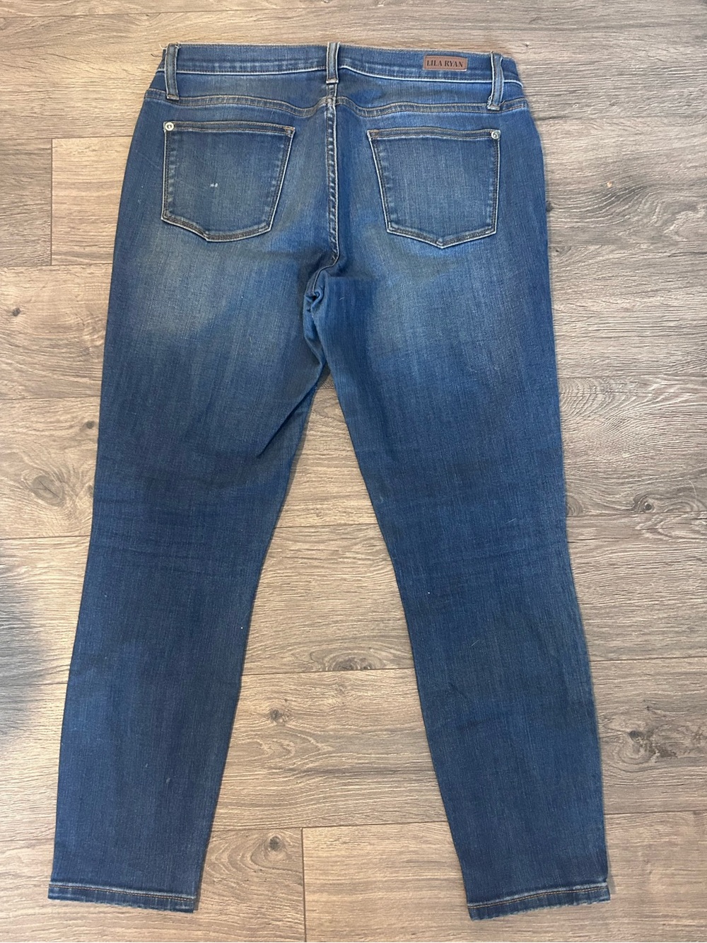 LILA RYAN Men's Slim Dark Blue Denim Jeans